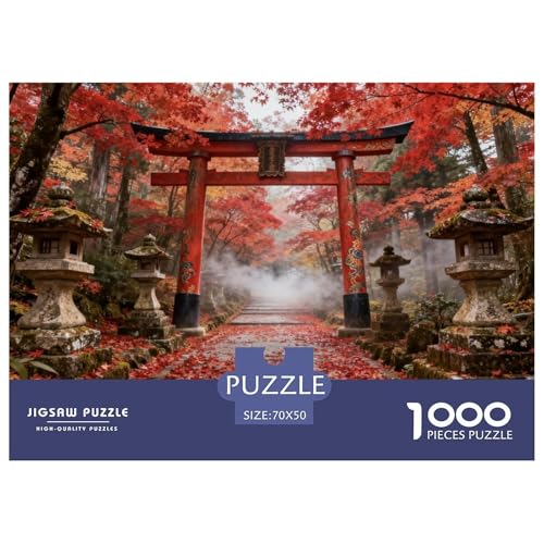 Puzzles de madera impermeables de 1000 piezas: Rompecabezas de Kioto