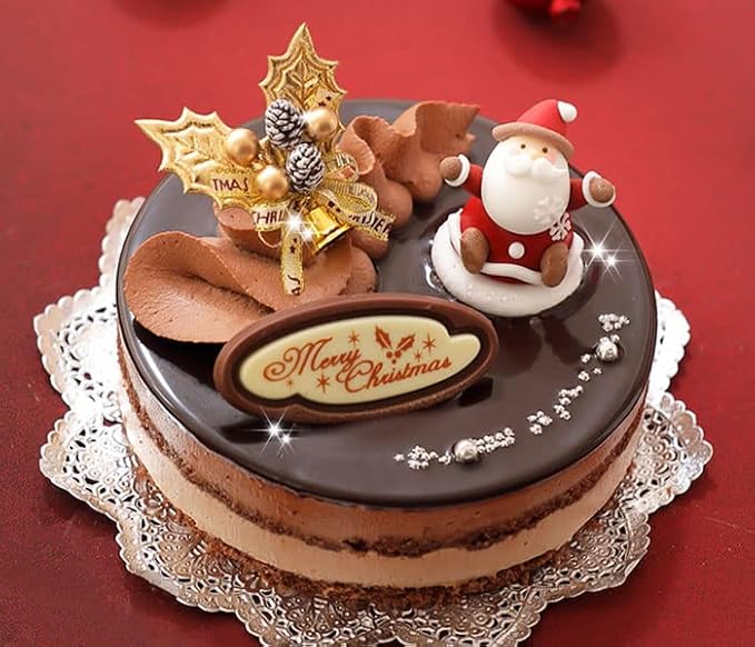 Amazon Co Jp プレミアムショコラ 12 22 12 23 のお届け チョコレートケーキ クリスマスケーキ 予約 22 クリスマス お取り寄せ 食品 飲料 お酒