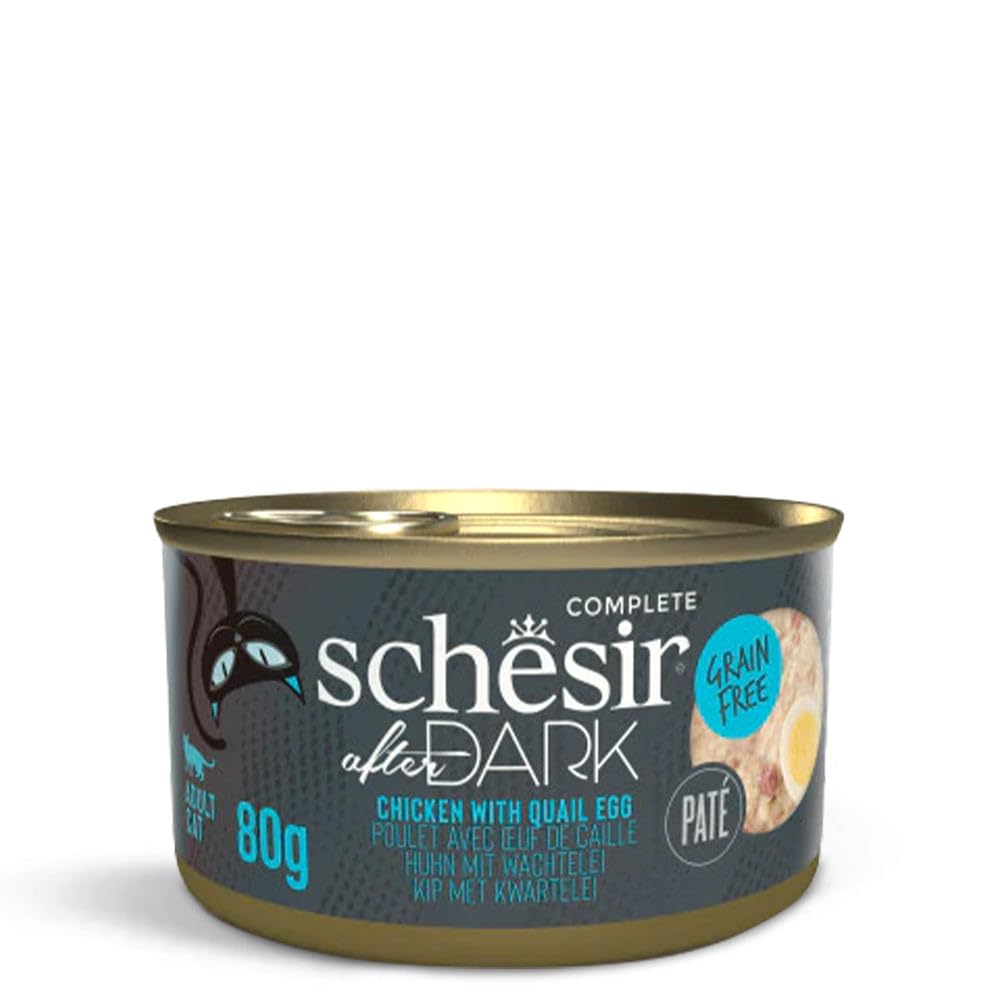 Schesir After Dark Chicken with Quail Egg Adult Cat Wet Food - 80 gm | Pack of 12 (B0D98C24MZ) Amazon Price History, Amazon Price Tracker