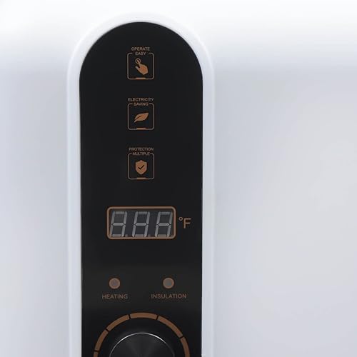 Miniatura 6 de Calentador eléctrico de agua caliente de 110 V y 1500 W, almacenamiento de calentador de agua de 2.6 galones, compacto y eficiente, perfecto para