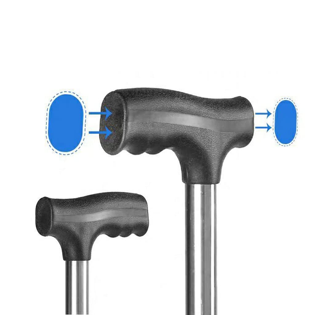 Muletas de Acero Inoxidable Muletas de extensión for Ancianos Bastones andadores