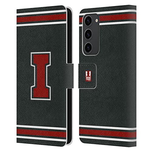 Étui Cuir Samsung S23+ 5G Portefeuille Head Case Designs Rouge I Faculté avec Support Intégré
