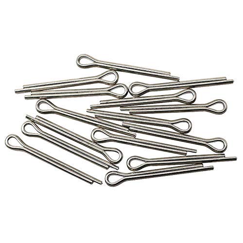 T.K.Excellent 43398-26616 Hardware Pins 304 Stainless Steel Cotter Pins Fastener Assortment Kit Hitch Keeper Pin Clips Retaining Pins Straight Hairpins 230 Pcs thumb #6