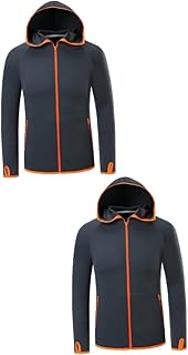 NOLITOY Jaqueta De Proteção Solar 2 Peças Roupas De Pesca Roupas UV Roupas Ao Ar Livre Proteção Solar Moletom Com Capuz Roupas De Proteção Solar Roupas Respiráveis Roupa UV