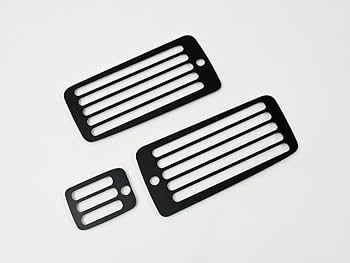 Amazon | テールレンズカバー マットブラック 横スリット STLC