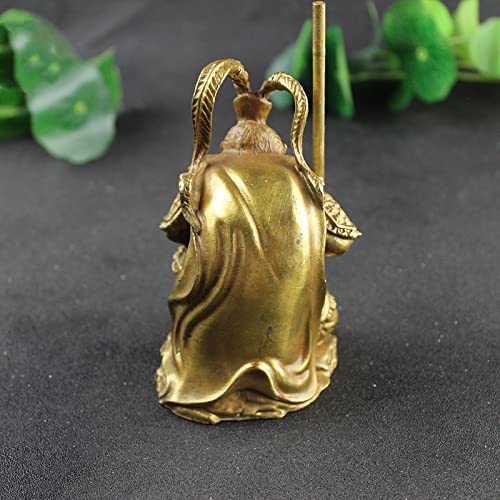 Singe Roi figurine en laiton cadeau idéal déco bureau rétro - 5