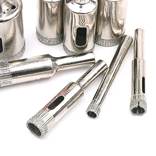 Broca para azulejos y mármol 30 mm set 10 pcs miniatura 1
