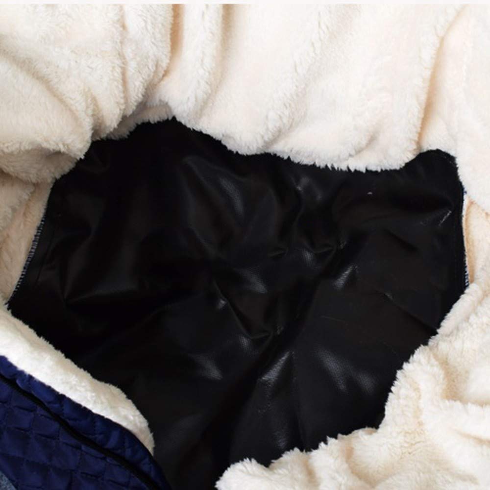 Warm and Comfort Wheelchair Blanket, Wheelchair Leg Cover Winter Windproof Wheelchair Warmer Cover with Zipper and Villus Universal Wheelchair Accessory for Winter