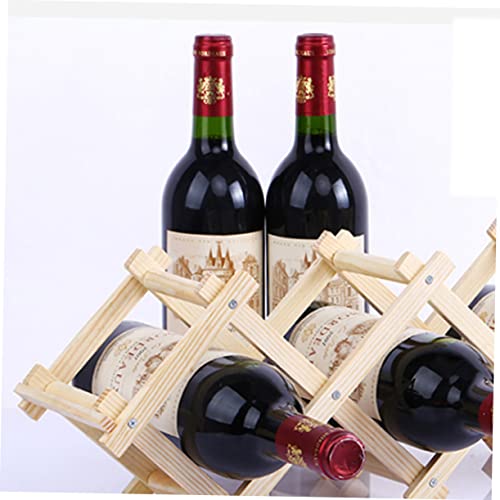 Soporte de Madera para Botellas Plegable para Cocina y Barra miniatura 6