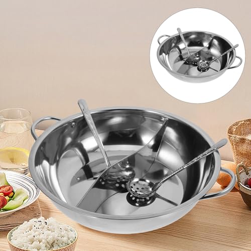 Marmite à hot pot à double compartiment induction 36cm - 8