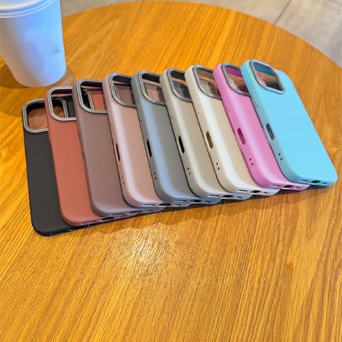 Coque de Luxe pour iPhone 14 Pro, protection silicone premium effet grès mat