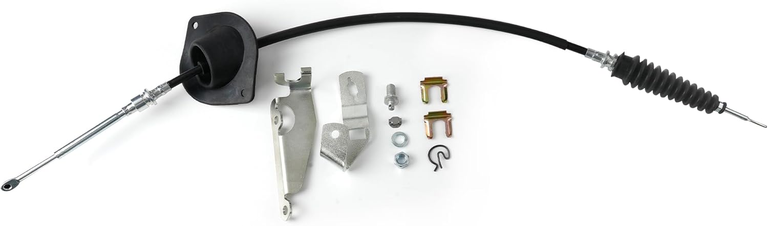 Shifter Cable Kit Turbo TH350 Transmission Compatible With 1968-1972 Camaro, Chevelle, El Camino and Monte Carlo