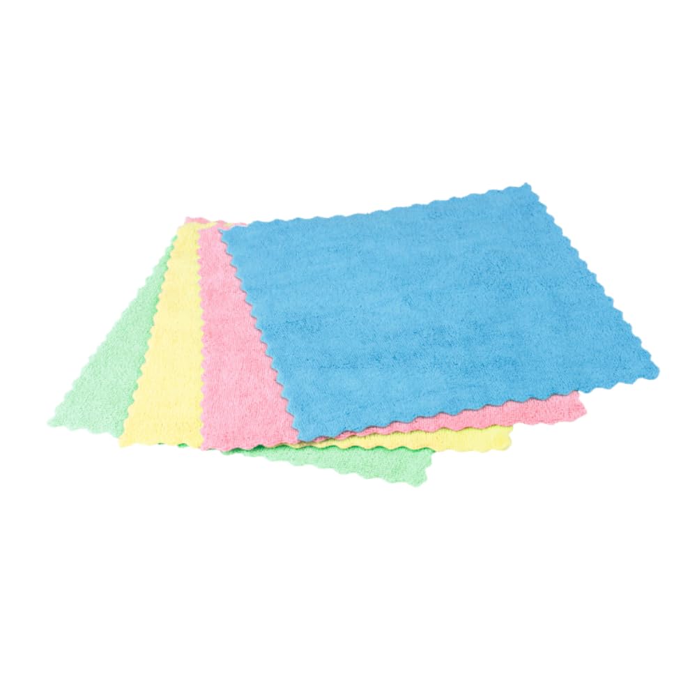 Vileda. Bayetas semidesechables de Microfibra MicroTuff Easy Pack con dispensador 50 uds en Color Rojo