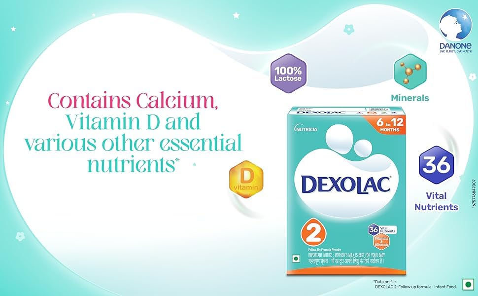 Image of Dexolac Follow-Up Formula Stage 2 Powder (6-12 Months), 1.2 kg