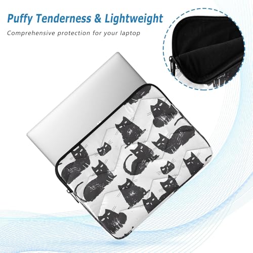 Funda para portátil compatible 13-14 pulgadas negra acolchada miniatura 5