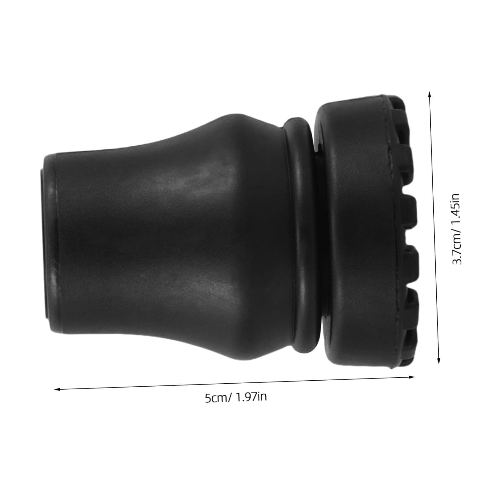 Mipcase Sturdy Cane Tip Replacement 19mm Anti-Slip Rubber Tips for Walking Sticks Cane Grip Stool Foot Protectors