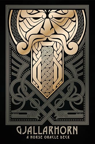 Gjallarhorn: A Norse Oracle Deck: Deluxe Set, 62 Gilt-Edged Oracle Cards, 80-Page Hardcover Book, Gold Foil Accents, Norse Mythology, Ancient Runes, Sigils, Gods & Goddesses