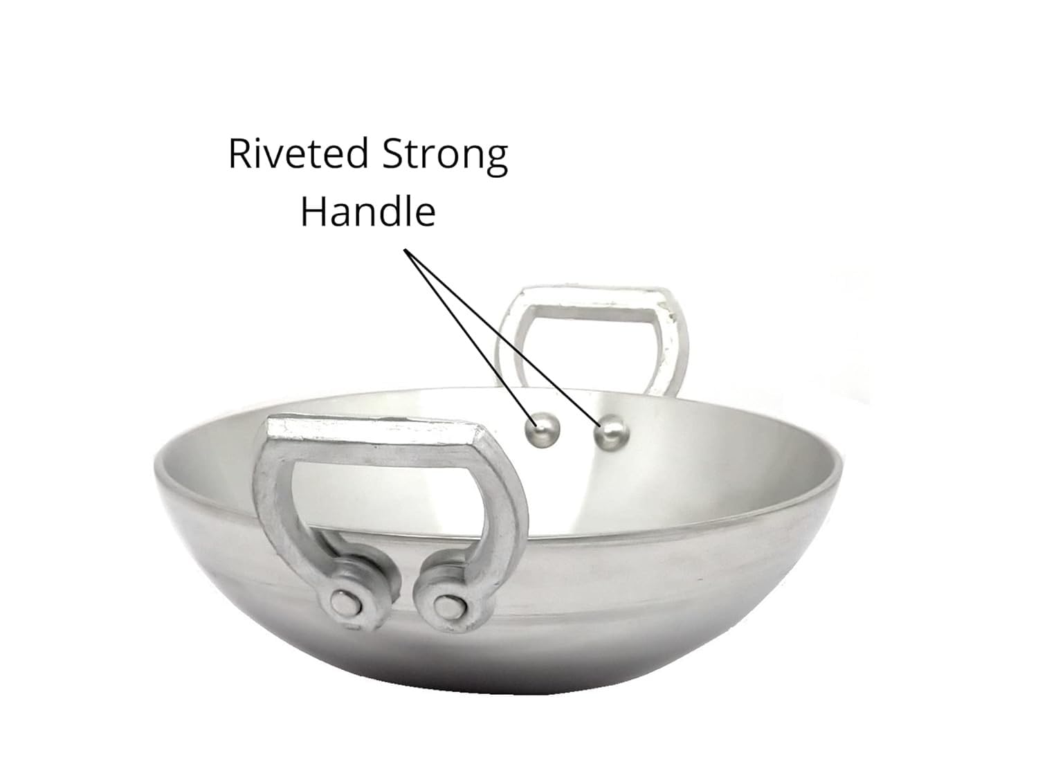 TANISHI KITCHEN'S™ Aluminium Mini Tadka Kadhai | 6.7 Inch Small Fry Pan for Seasoning, Tempering, Tadka & Frying | Gas Compatible 4