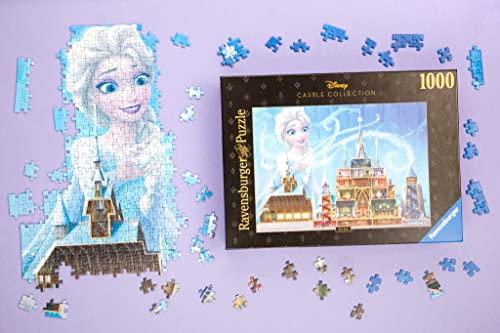 Ravensburger - Puzzle 1000 Pezzi Disney Castles - Elsa | Puzzle Adulti | Per Tutta La Famiglia | Con Una Misura Di 70X50 Cm | Regalo Adulti - 5