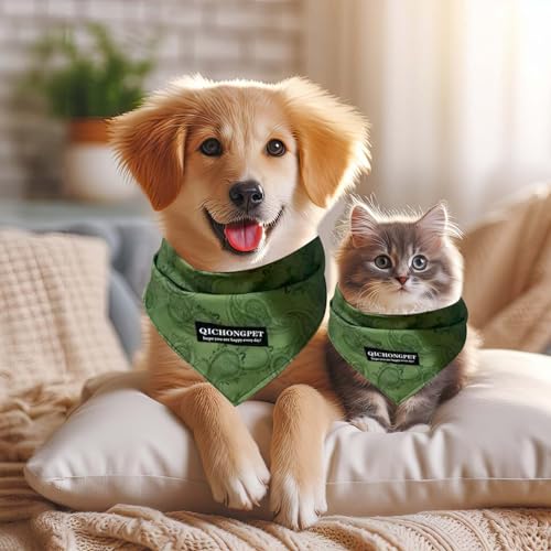 Hunde Dreiecks Halstuch, Kopftücher Hundehalstuch Dreieckstuch, Dreieckstuch Halsdreiecke Hundehalstcher, Einstellbare Hund Halstuch, für kleine und mittelgroße Hunde und Katzen