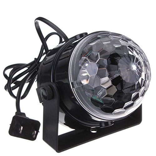 Joe’s Essentials Sound Activated RGB Disco Ball LED Lights