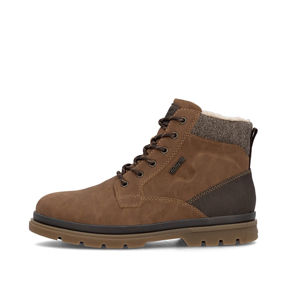 Rieker RiekerTEX F7010 Bottes d'hiver pour homme avec semelle amovible et imperméable
