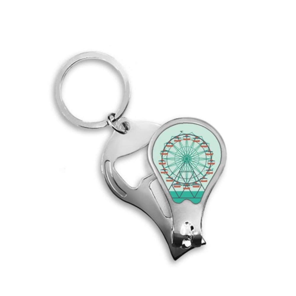 Coupe-ongles de pieds DIYthinker accessoire pédicure motif cirque vert - 4