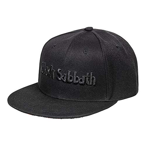 Black Sabbath Baseball Cap Band Logo & Demon Nue offiziell Schwarz Snapback Cover