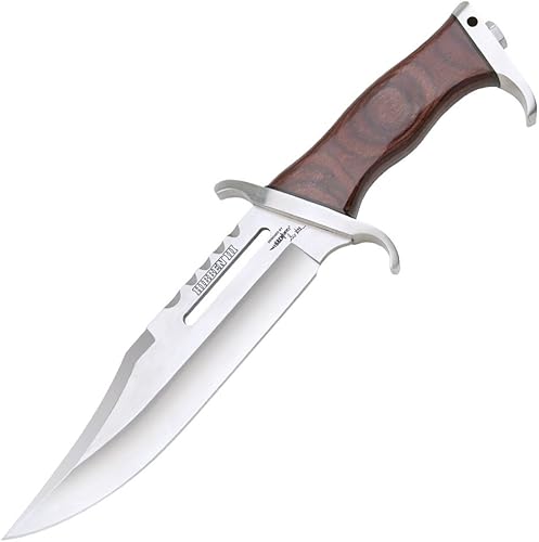Miniatura 1 de United Cutlery Gil Hibben III - Cuchillo de combate  Hoja de acero inoxidable 420, mango de madera laminada de alta resistencia, protector de acero