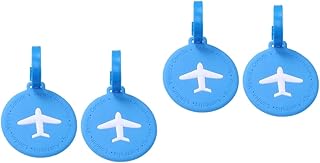 CALLARON 4 Peças Etiqueta De Bagagem Malas Para Acessórios De Viagem Malas Etiquetas De Bagagem Etiquetas De Mala De Desenho Animado Acessórios De Avião Etiquetas De Mala De Viagem