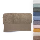 Dimensions : taille des serviettes, bidet : 30 x 50 cm, lavabo : 50 x 100 cm, salle de bain : 70 x 140 cm et drap de douche : 100 x 150 cm