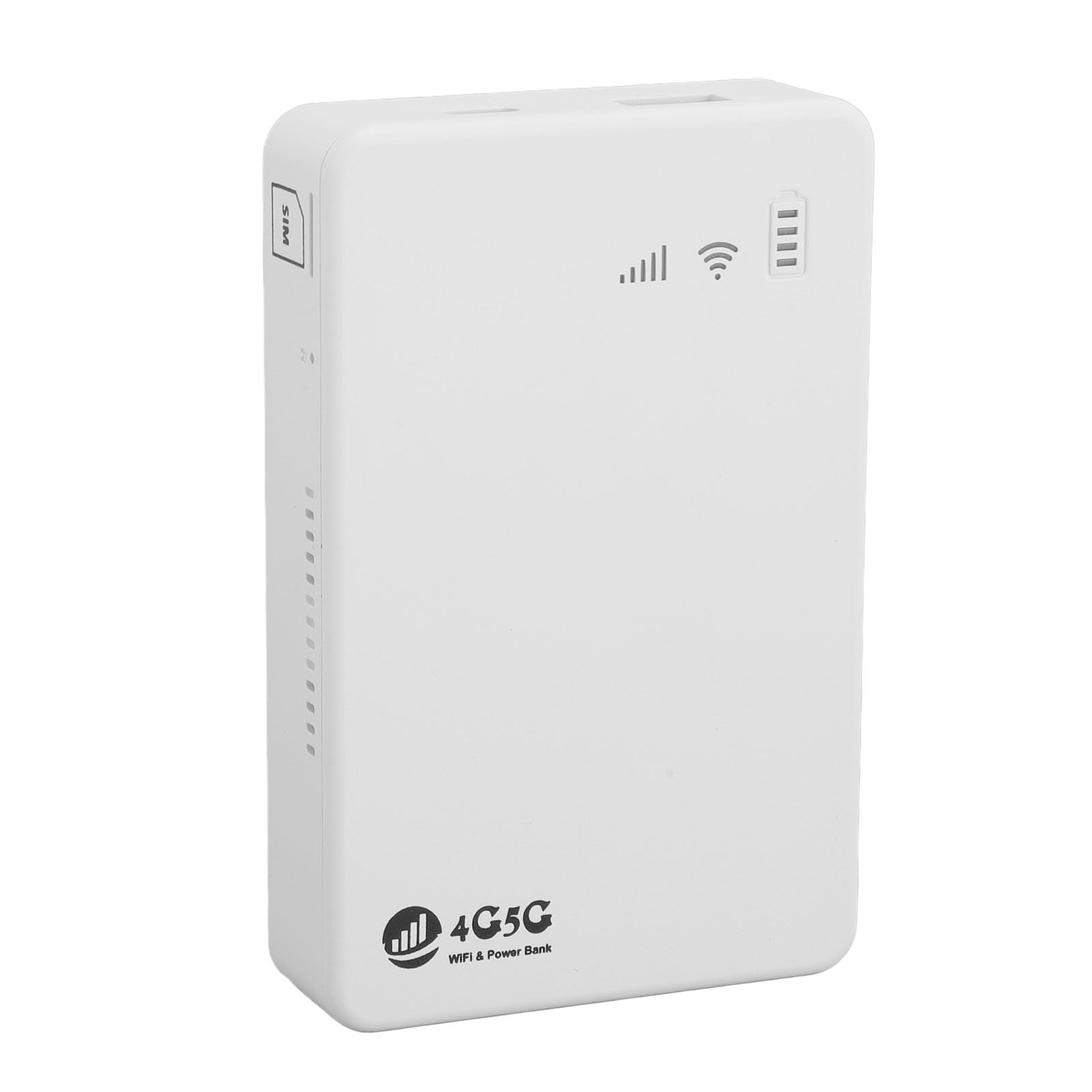 Routeur 4G LTE et WiFi Portable - Vitesse jusqu'à 1200 Mbps, Point d'Accès Mobile avec Emplacement SIM, Idéal pour Voyage et Déplacements Professionnels