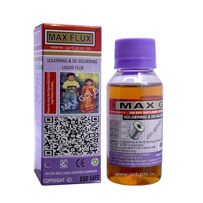 Electronic Crops Max Flux 60 ML Soldering & De-Soldering Liquid Flux and Cleaner for Multi-Uses-image-27