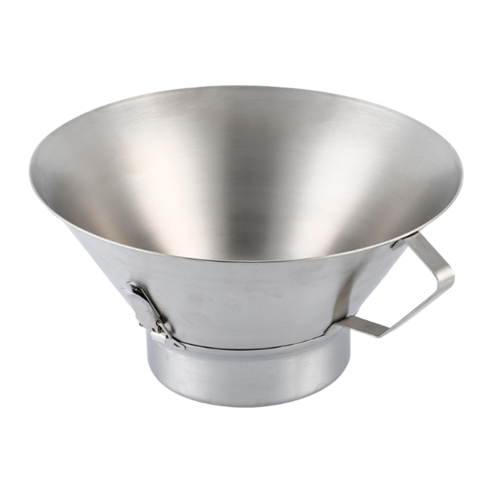 Friteuse et écumoire de graisse en inox pour éliminer les résidus de cuisson