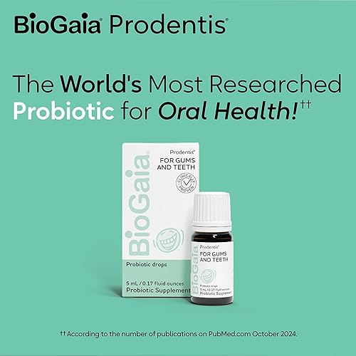 Miniatura 5 de BioGaia Prodentis Baby  Cuidado bucal para bebés de dentición  Encías felices y saludables  Protege los dientes pequeños  Probiótico seguro y