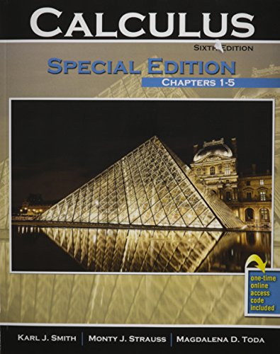 Calculus: Chapters 1-5 view 2