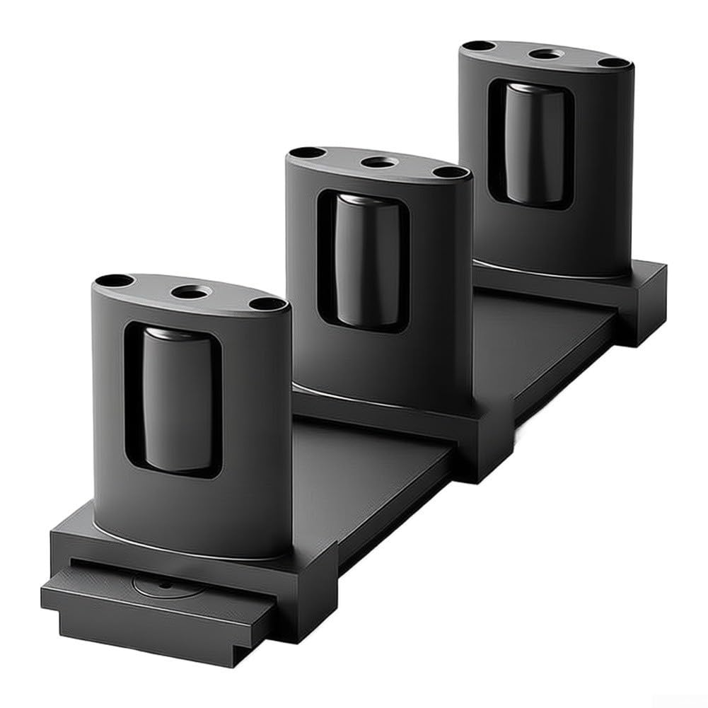 de Suelo para Puerta Corredera 3 Rodillos de Suelo para Puerta(white)
