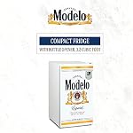 Modelo Compact Fridge with Bottle Opener, 90 L/ 95 Quart 3.2 Cubic Foot for Snacks, Beverages, Juice, Beer, Den, Dorm, Office, Games Room, or RV