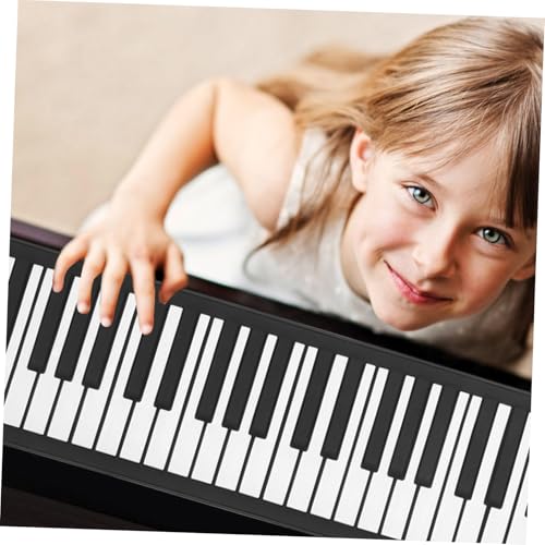 ERINGOGO 88 Rouleaux Piano 88 touches roulées à la main Piano portable pliable Clavier électronique portable clavier de piano pliable piano enroulable électronique pliant Gel de silice - Les Beatles, Paul McCartney, John Lennon, RIngo Starr, George Harrison ERINGOGO 88 Rouleaux Piano 88 touches roulées à la main Piano portable pliable Clavier électronique portable clavier de piano pliable piano enroulable électronique pliant Gel de silice – Image 5