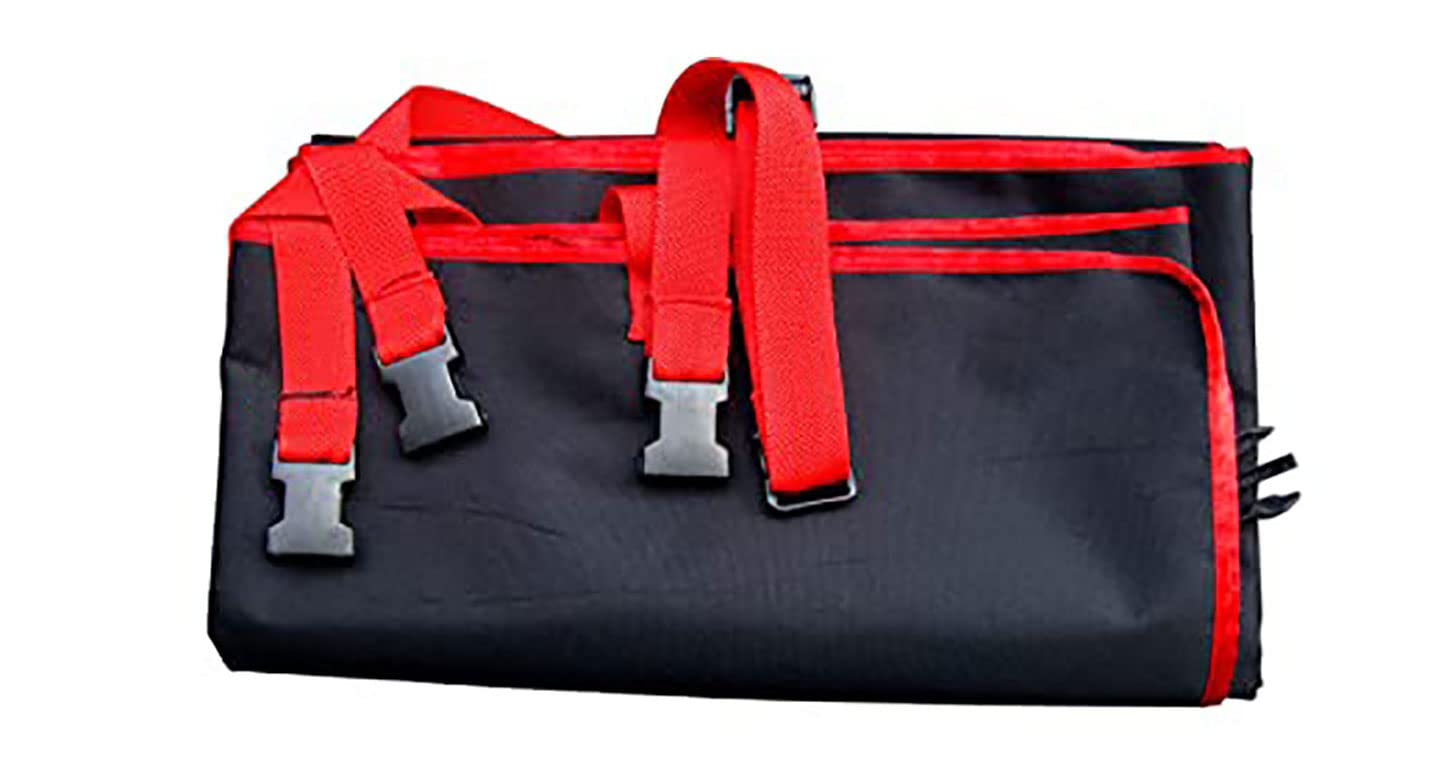 Auto Pearl Make Red Black Car Pet Seat Cover Compatible with- GT-R