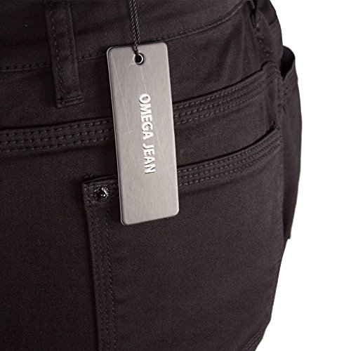 Womens Omega Stretch Jeggings/Jeans - Black - 12-144