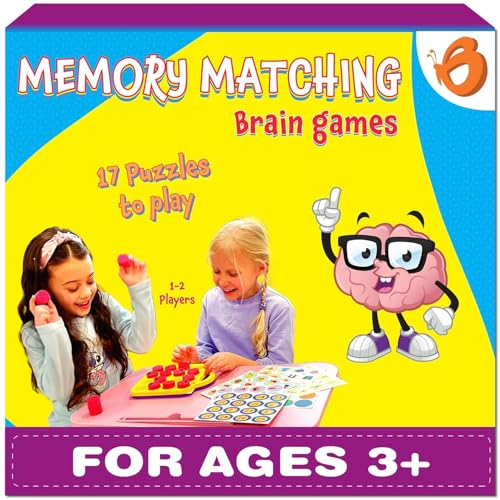 ButterflyEdufields Brain Games for Kids 3-5 Years | Memory Matchi...