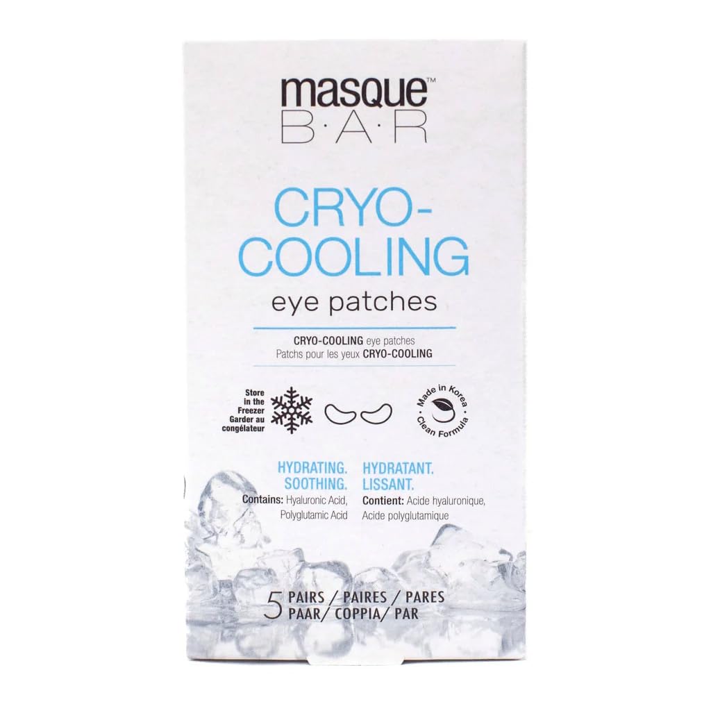 Patchs yeux cryo-cooling masque BAR à l'acide hyaluronique hydratation intense