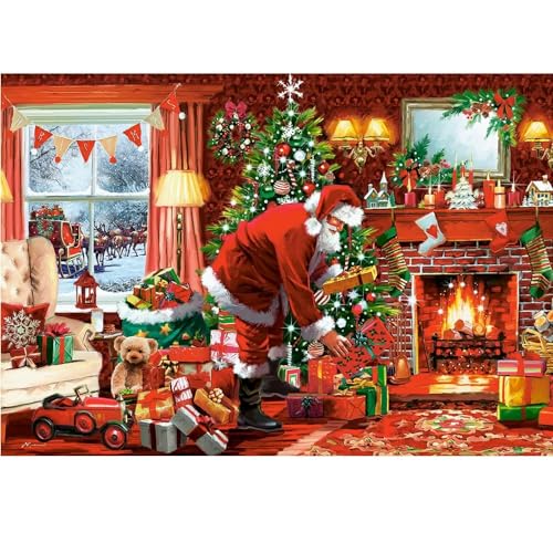 Castorland Puzzle 1500 Piezas: Entrega Especial de Santa Claus