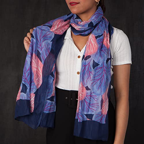 Danica Studio Neptune Cotton Long Designer Scarf 40 x 72 inches4