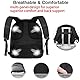 MATEIN Groß Laptop Rucksack Herren 55L, 18 Zoll Arbeit Wasserdicht Backpack Laptoptasche Reisen Rucksack, Schulrucksack Teenager Jungen Anti Diebstahl Business Schwarz