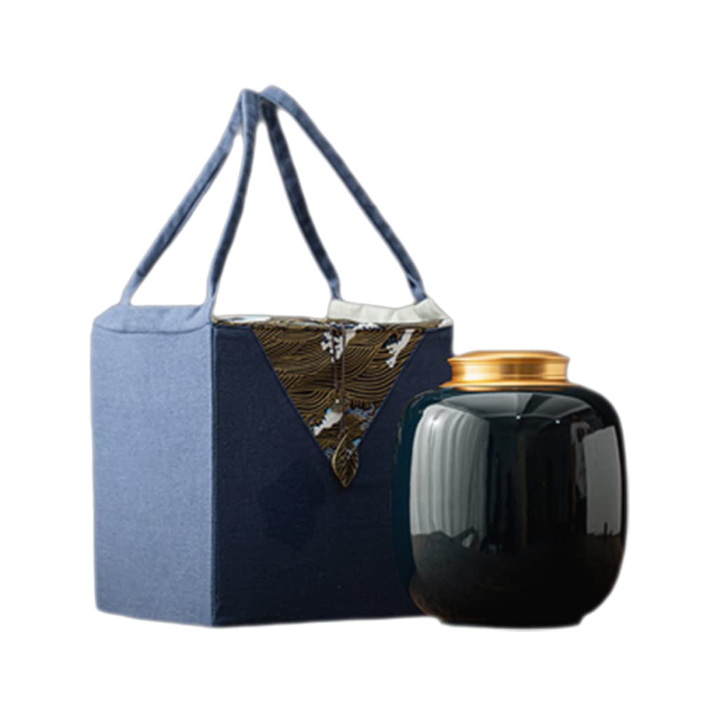 urne di cremazione per Animali Domestici Ceramica Urns Sigillatura a Doppio Strato per Ceneri Keepsake con bara,Mostra a casa o in Un colombario Perfetto Regalo commemorativo