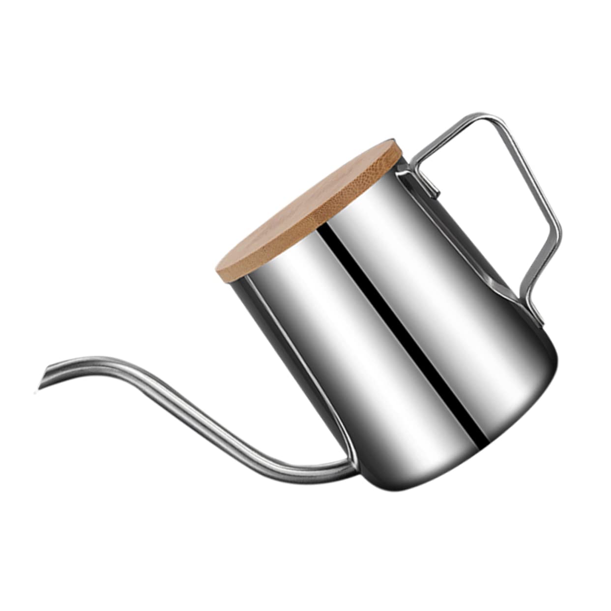 Cabilock Hand Drip Kettle Stainless Coffee Pot with Long Narrow Spout for Precise Pouring for Coffee Tea Water Handheld Design for Easy Use Non Stick Finish