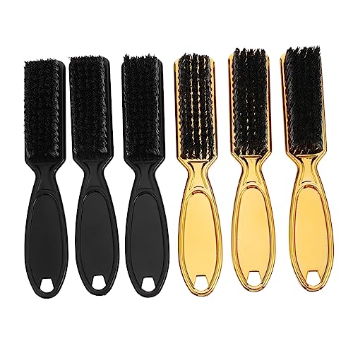 Baluue Nylon Abs Handle Hairdressing Brush Barber Neck Duster Hair Cleaning Tool