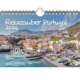 Reisezauber Portugal - Calendario DIN A5 para 2026, Lisboa, mar, playa, vacaciones, mediterráneo, Seelenzauber